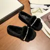 Nuevos zapatos de conducción de suela blanda anchos 2026 zapatos de pelo no cansan zapatos de algodón pies invierno más terciopelo uso exterior talla grande zapatos para mujeres con sobrepeso pies