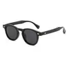 Nuevas Gafas de Sol Redondas Planas Retro Europeas y Americanas con Tachuelas para Hombre, Gafas de Sol Polarizadas de Moda de Venta Caliente Transfronteriza