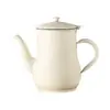 Pote de Óleo de Aço Inoxidável, Pote de Onça Branco Leitoso, Pote de Molho de Soja Doméstico, Pote de Cozinha Antiaderente para Óleo com Tampa e Filtro, Garrafa de Óleo, Recipiente para Óleo