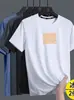 Camiseta de Manga Corta para Hombre Transfronteriza Verano para Hombre Estilo Hong Kong Marca de Tendencia Camiseta para Hombre Holgada Moda Tendencia Top Camiseta Casual