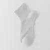 Calcetines de seda de morera para mujeres y niñas, calcetines cortos finos de verano, sensación refrescante, calcetines de verano, calcetines cortos blancos estilo ballet, color liso, sencillos