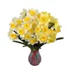 Flor Artificial de Narciso Nueva Grande de 7 Ramas Accesorio para Fotografía de Bodas Decoración de Mesa de Café de Sala de Estar Flor Falsa Popular de Venta Caliente Transfronteriza de Temu
