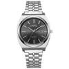 Reloj Ouki para Hombre Correa de Acero Simple Nautilus Moda de Negocios 2025 Nuevo Calendario Reloj de Cuarzo Reloj