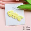 Acrílico Cuadros Espiguilla Mariposa Horquilla para el Cabello de Niños Accesorios DIY Material Parche para Zapatos con Agujeros de Funda de Teléfono Móvil