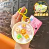 Mini Tigela de Sobremesa Brinquedo Whack-a-Mole Chaveiro Desenho Animado Fofo Ornamento Pendurado Requintado Máquina de Garra Presente Pequeno Atacado