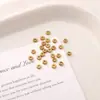 Contas Espaçadoras de Metal de Aço Inoxidável de 3-10mm para Pulseira de Miçangas DIY Feita à Mão Chaveiro Material de Joias Acessórios