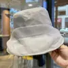 Sombrero de Pescador de Malla Plisada para Mujer, Sombrero de Sol de Estilo Artístico de Verano, Hace que la Cara Parezca Más Pequeña, Moderno y Elegante, Sombrero de Cubo de Protección Solar para Exteriores