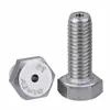 Tornillo Hexagonal Exterior de Acero Inoxidable 304, Estándar Británico y Americano, Agujero Pasante, Tornillo Hueco para Escape de Vacío, Tornillo Roscado 1/4-20