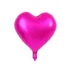 Globo de Película de Aluminio Forma de Corazón 10 Pulgadas Corazón de Amor Corazón Boda Habitación de Boda Decoración para Fiesta de Cumpleaños Globo de Papel de Aluminio