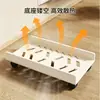 Soporte para host de computadora, estante de almacenamiento multifuncional para configuraciones de juegos en casa, estante de almacenamiento móvil debajo del escritorio