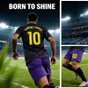 2627 Jersey de Fútbol del Barcelona Número 10 Yamal Messi Apariencia Ropa de Entrenamiento Patrón Piedra Morada Jersey Mamba Negra