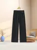 Calça da mamãe, coleção de outono, cintura elástica, calça pantalona, novo estilo 2026, calça reta outono/inverno, calça estilosa e casual para mulheres de meia-idade e idosas