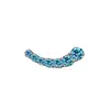 Accesorios de Pendientes de Zirconia con Incrustaciones de Cobre Transfronterizos Serie Azul Margarita Pequeña Mariposa Desmontables DIY Joyería para Perforaciones Accesorios