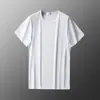 Roupa Masculina de Malha Leve Ultra Fina de Secagem Rápida [P-8GG] Camiseta de Ar Condicionado de Seda Gelada de Manga Curta Tamanho Grande