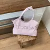 Bolsa de Ombro Grande Capacidade Transfronteiriça para o Dia a Dia 2026 Primavera Retro Americano Personalizada Bolsa de Mão Casual Tote de Axila