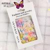 Nueva Resina para Uñas Artísticas Flor de Hielo Perforada Joyería Resina Color Cristal Flores de Cinco Pétalos Mezcladas con Celebridad de Internet Mismo Color Flores Perforadas