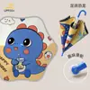 Novo Guarda-chuva Infantil Cartoon com Polia de Segurança, Cantos Arredondados Luminosos, para Meninos e Meninas, na Chuva ou no Sol, Guarda-chuva Infantil