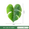 Folhas falsas artificiais Folhas de begônia Sala de estar interna Ornamentos de flores Decoração Padrão de planta verde Folhas de taro Folhas de caverna