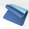 Tapete de Yoga TPE Perfurado para Pendurar com Furos de Ilhós para Pendurar na Parede, Tapete de Exercício Espesso Montado na Parede da Academia