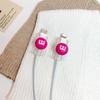 Adecuado para Apple Iphone15/14Pro Cable de Datos para Carga de Teléfono Móvil Cubierta Protectora Dispositivo Rectangular Creativo para Morder Cables