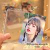 B8 com Estrela Laminada DIY Caça Estrelas Foto Transparente Guka Ídolo Borracha Dura Capa Álbum Cartão de Foto Polaroid Capa de Cartão Estrela