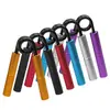 Entrenador de fuerza de agarre manual de aleación de aluminio metálico en forma de A, unisex, para entrenar la fuerza de la mano, los músculos del brazo y la potencia de la mano, dispositivo de ejercicio basado en resorte