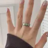 Anillo de Hada para Mujer Viento Diseño de Nicho Moda de Alta Gama Temperamento Retro Anillo de Dedo Abierto Ajustable Nueva Primavera Verano