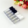 Tubo de batom gloss labial de 0,8ml/3ml/10ml Tubo vazio de esmalte labial/rímel Material de envoltório plástico para esmalte labial faça você mesmo Tubo vazio