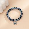 Joyería Transfronteriza Europea y Americana Creativa Étnica Pulsera con Colgante de Ojos de Cuentas Personalidad Femenina Mariposa Tortuga Pulsera de Animales