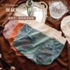 Calcinha Triângulo Renda Semitransparente para Meninas Japonesas Malha Pura Desejo Calcinha de Cintura Média com Borda Ondulada Calcinha Sexy Vazada