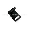 Nueva funda de cuero para tableta con hebilla en forma de U, bolsa universal con hebilla, silicona en las cuatro esquinas, TPU, gancho para computadora, clip trasero, hebilla de plástico