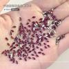 Acessório para Nail Art Mini Pequeno Irregular em Forma de Espiga de Trigo com Zircônia Brilhante Cor Champanhe