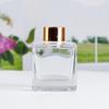 Frascos vazios para aromaterapia de 50, 100, 150 e 200 ml, com tampa de rosca, formato quadrado curto, compatíveis com diversas tampas, frascos de vidro.