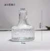 Estilo Nórdico Jarrón Transparente Sencillo ins Feng Shui Flores Jarrón de Vidrio para Decoración de Sala de Estar Decoración de Celebridad de Internet