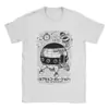 Camiseta Masculina Aliexpress Transfronteiriça Empresa Cápsula Nave Espacial Camiseta Engraçada Manga Curta Anime Deslumbrante