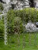 Cadena de Lluvia para Villa de Aleación de Aluminio Cadena Guía de Agua para Aleros de Templo Japonés Cadena de Lluvia para Patio de Casa de Huéspedes Cadena de Drenaje Circular para Bajante