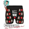 Comercio Exterior Amazon Pod Producción de Una Pieza Ropa Interior Cruzada Boxer Briefs Estampado Digital Patrón para Hombres y Mujeres Fábrica de Boxer Briefs