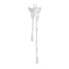 Nuevo Colgante de Plata Maciza Pura S925 Estilo Chino Nuevo Borla de Mariposa para Pulsera Collar DIY Material de Accesorios de Plata