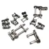 Cadena de rodillos/cadena industrial/conectores de eslabón completo de una y dos filas serie A/stock del fabricante para entrega directa