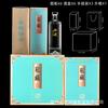 0.5 kg Piezas de Material Blanco Cristalino, Botellas de Licor Gruesas Selladas de Alta Gama, Botellas de Vino de Colección, Botellas de Vino Cuadradas, Botellas de Licor Vacías, Cajas de Regalo, Juego Completo