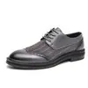 Transfronterizos Talla Grande Nuevos Zapatos Casuales de Malla Hueca para Hombre Zapatos de Cuero Puntiagudos Estilo Británico Zapatos Negros de Cordones de Caña Baja