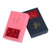 Caja de Joyería de Flores Preservadas para el Día de San Valentín Cubierta Cielo y Tierra Seis Rosas Caja de Regalo para el Día de San Valentín Chino Caja para Anillo Caja para Collar con Colgante