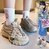 Tenis para Niñas 2025 Primavera Nuevo Estilo Cuero Impermeable Resistente al Desgaste Zapatos de Papá Niños Medianos y Grandes Exterior Suela Blanda Zapatos Casuales
