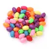Color caramelo color primavera niños hilo cuentas sueltas diy collar hecho a mano con forma de pulsera de plástico pulsera colgante venta al por mayor