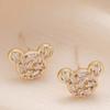 Aretes Casuales Nicho Elegantes de Alta Gama Aguja de Plata S925 Zircón para Mujer Exquisitos Aretes de Perlas Clips para Orejas Sin Perforar