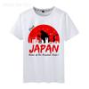 Camiseta con estampado de monstruo japonés diseño de verano creativa para hombre y mujer de manga corta ropa top verano Cuello redondo