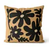 Cojines Decorativos para Sofá con un Estilo Vintage de Alta Gama, Cojines de Arte Melard, Fundas de Almohada para Cabecero con Ilustración Floral Retro, Venta al por Mayor