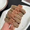 2024 Nuevo Estilo Cuerda para la Cabeza Banda de Goma de Alta Gama para Niña Cuerda para el Cabello Anillo para el Cabello Elegante de Alta Gama Sencillo Cubierta de Cuero Accesorios para el Cabello