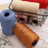 Fio de Algodão Mercerizado e Linho, Fio Plano Leve de Seda de Gelo, Crochê Artesanal DIY Bolsa de Crochê, Chapéu, Almofada Fio Vazado
