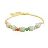 Pulsera Aiyu de Jade Natural Birmano Grado a para Mujer Joyería Vintage al Por Mayor Dropshipping S3120710